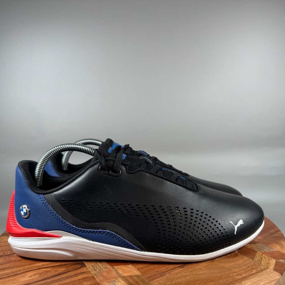 Puma BMW M Motorsport Drift Cat Decima Black Blue Red Racing Shoes 307978-01 10